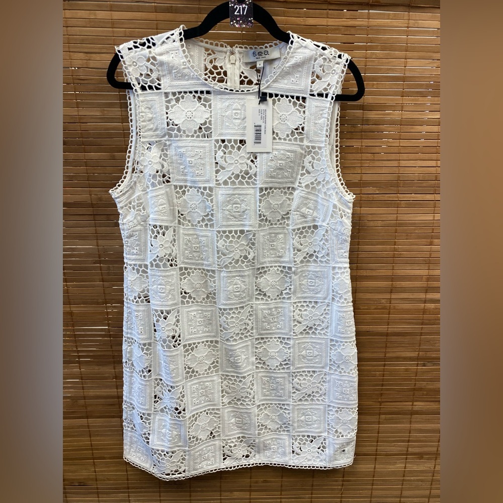 S4 Sea Melia Embroidery Tank Dress